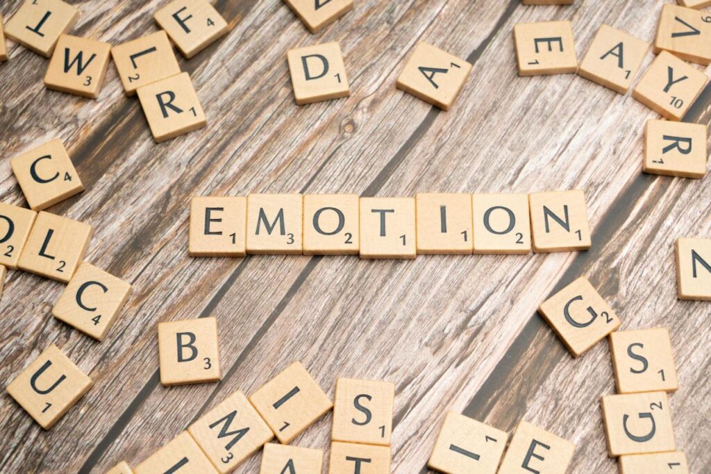 Photo by Markus Winkler: https://www.pexels.com/photo/the-word-emotion-spelled-out-in-scrabble-letters-19835649/